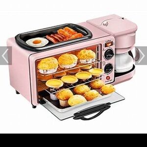 Brand new 3 n 1 toaster oven griddle plus coffee pot